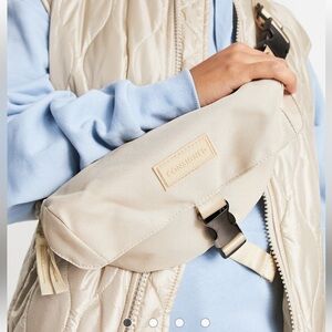 Consigned Tan Crossbody Bag Beige Cream Belt Bag Fanny Pack